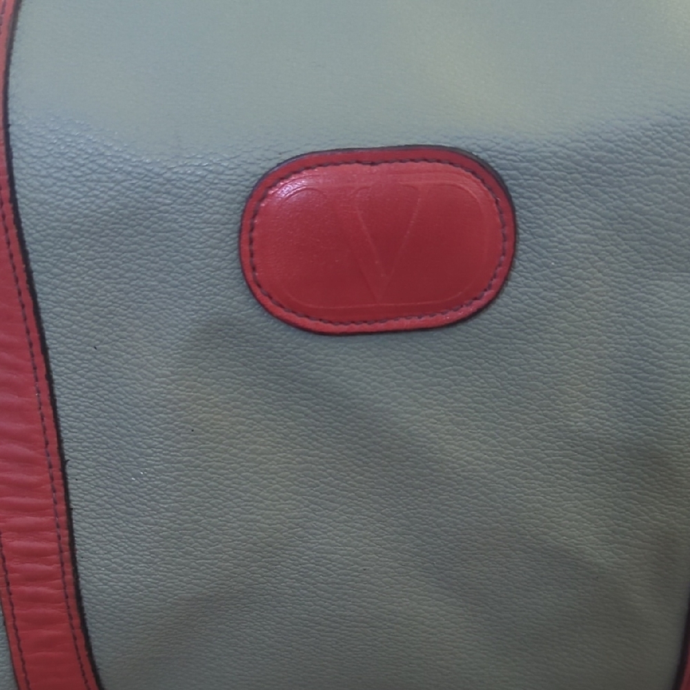 Valentino Garavani Style Green and Red Duffel Bag - Picture 3 of 17